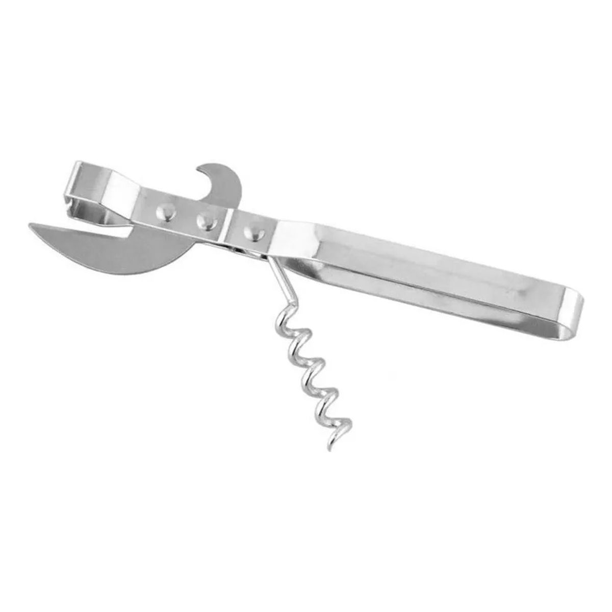 GENERICO - Abridor De Latas Abrelatas Sacacorcho Descorchador Manual