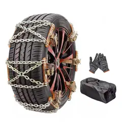 GENERICO - Cadenas Para Nieve Auto Camioneta Set X6 165-275mm