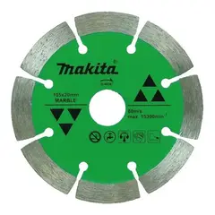 MAKITA - Disco Diamantado Corte Mármol 105x20mm Húmedo D-44367