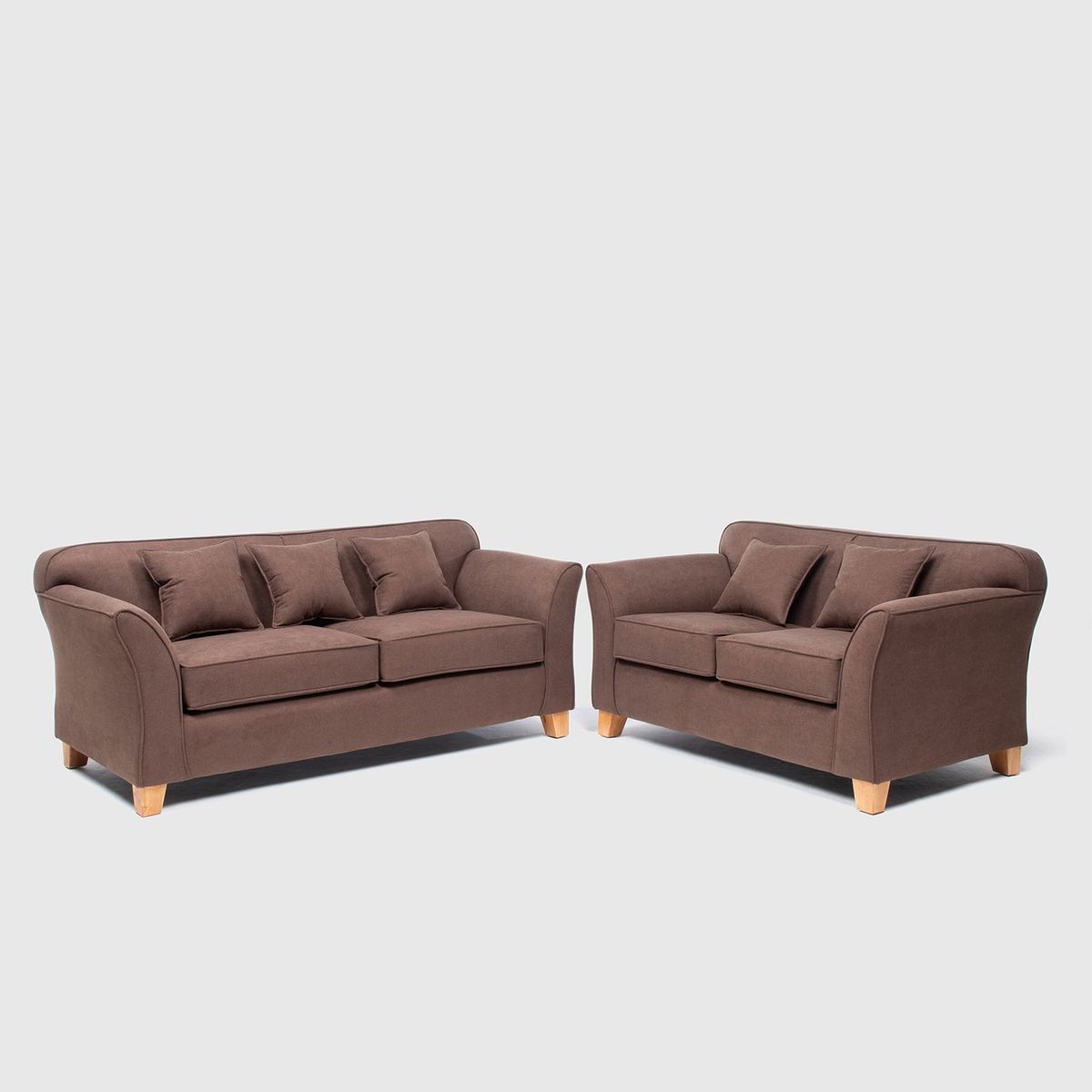 ALMORE - JUEGO DE LIVING TURIN 32 CUERPOS CHOCOLATE