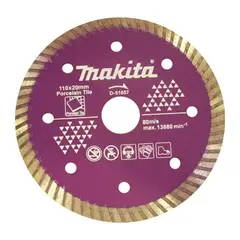 MAKITA - Disco Diamantado Porcelanato 110x20mm Turbo D-51057