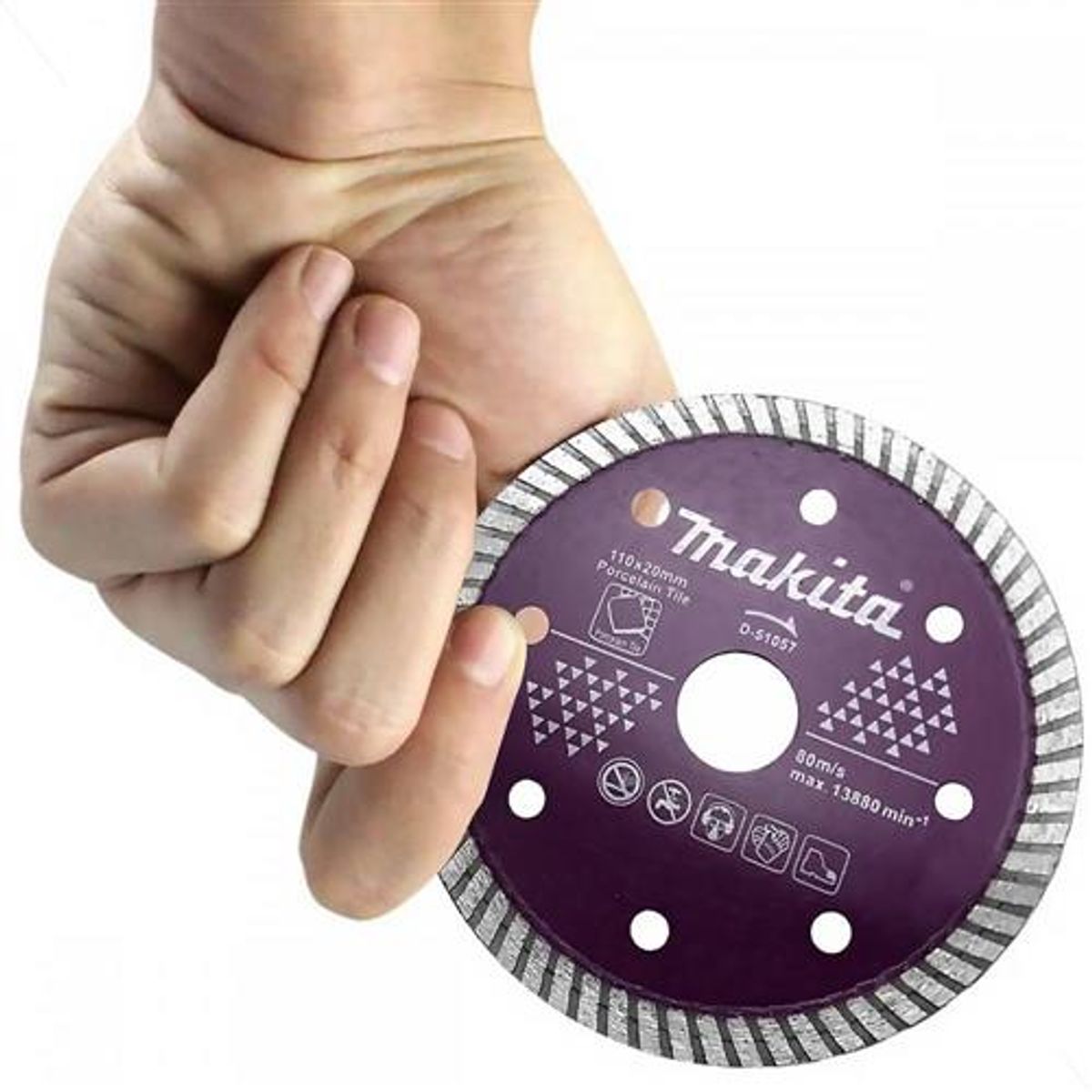 MAKITA - Disco Diamantado Porcelanato 110x20mm Turbo Makita D-51057