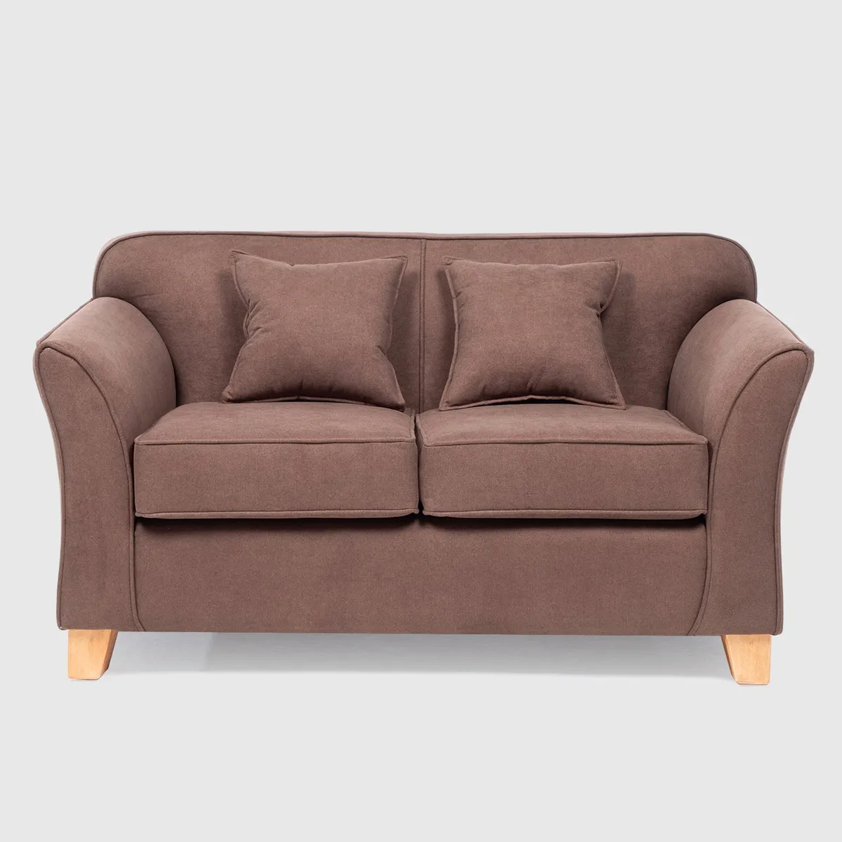 ALMORE - SOFA TURIN 2 CUERPOS CHOCOLATE