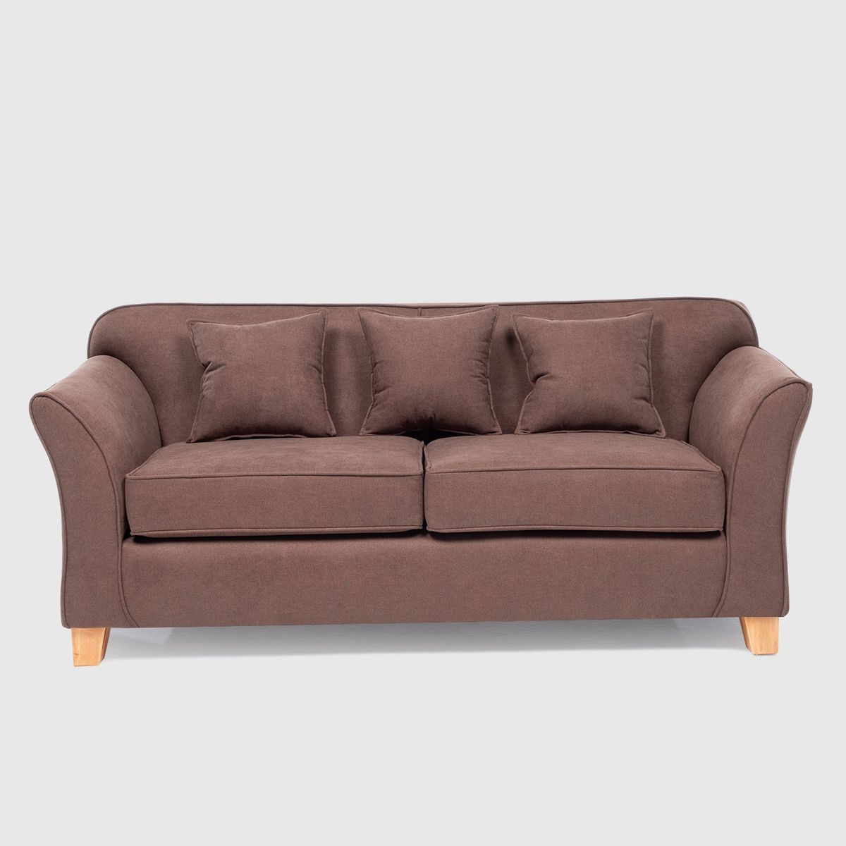 ALMORE - SOFA TURIN 3 CUERPOS CHOCOLATE