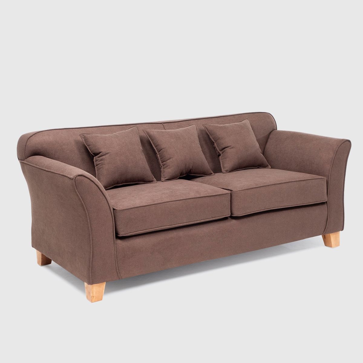 ALMORE - SOFA TURIN 3 CUERPOS CHOCOLATE