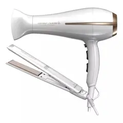 GAMA - Combo Secador + Plancha Coco & Almond Oil Technology