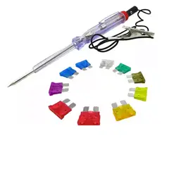 GENERICO - Kit Fusibles + Probador De Corriente Auto
