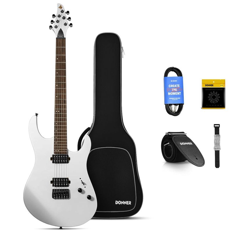 GENERICO - Pack Guitarra Electrica con Funda DONNER DMT-100W