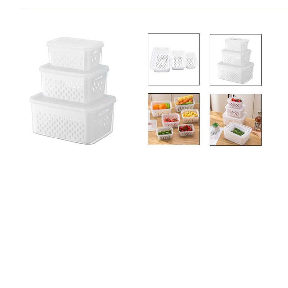 GENERICO - Contenedores De Almacenamiento De Alimentos Frescos