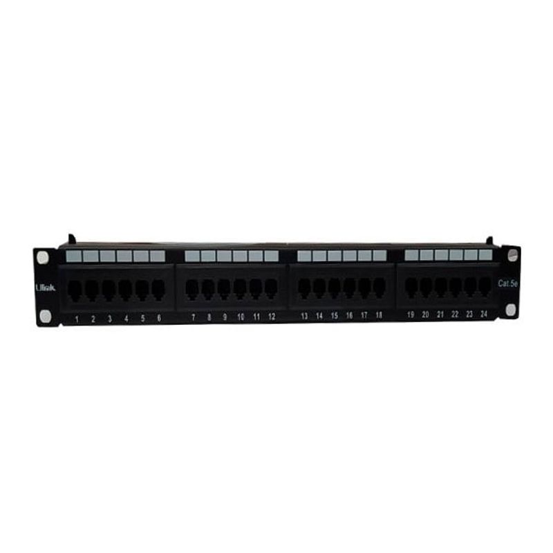 ULINK - Patch Panel Cat 5e, 24 puertos, fluke tested