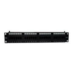 ULINK - Patch Panel Cat 5e, 24 puertos, fluke tested