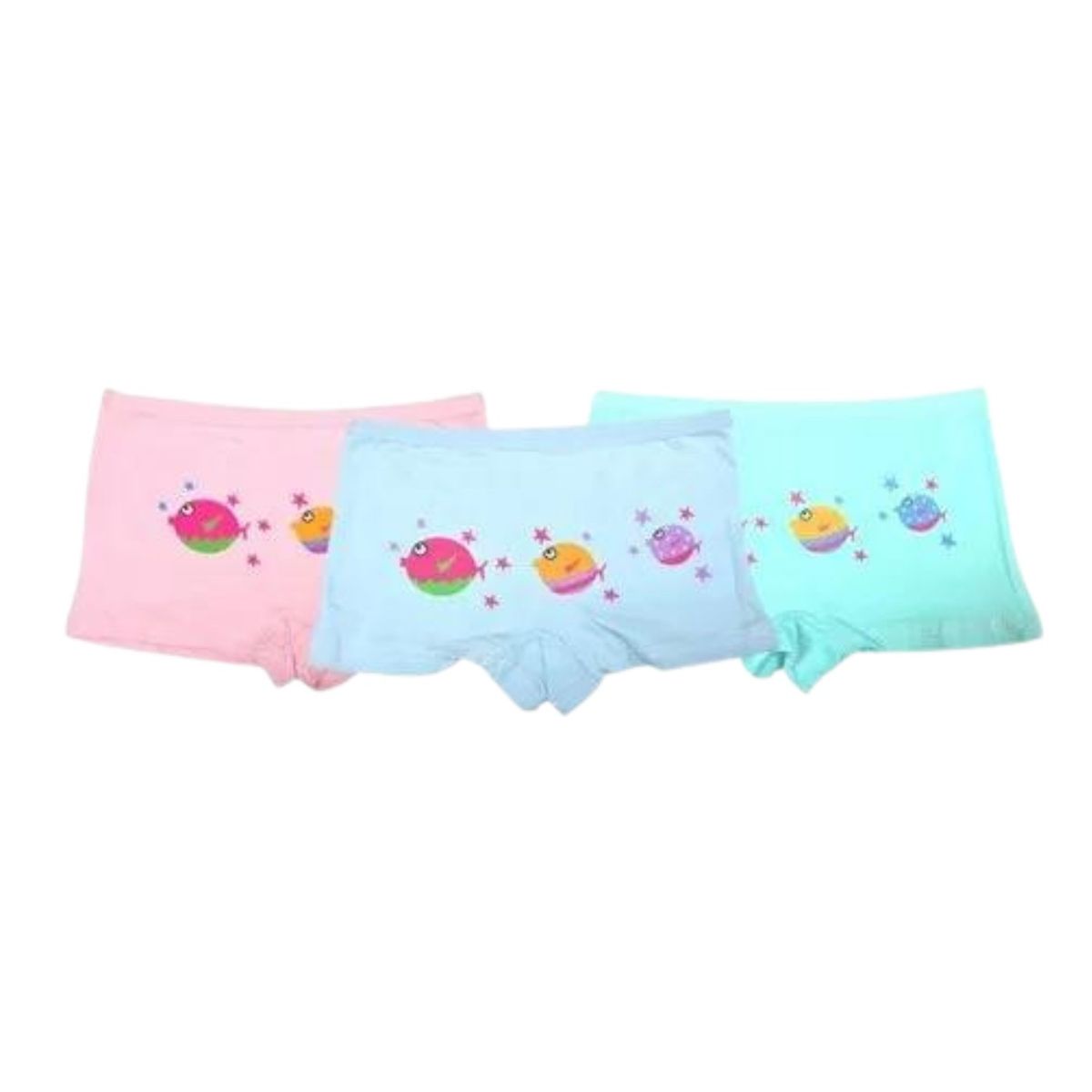 LIKE SHOP - Pack 3 Pantaletas Algodón Niña Calzón Colores 221