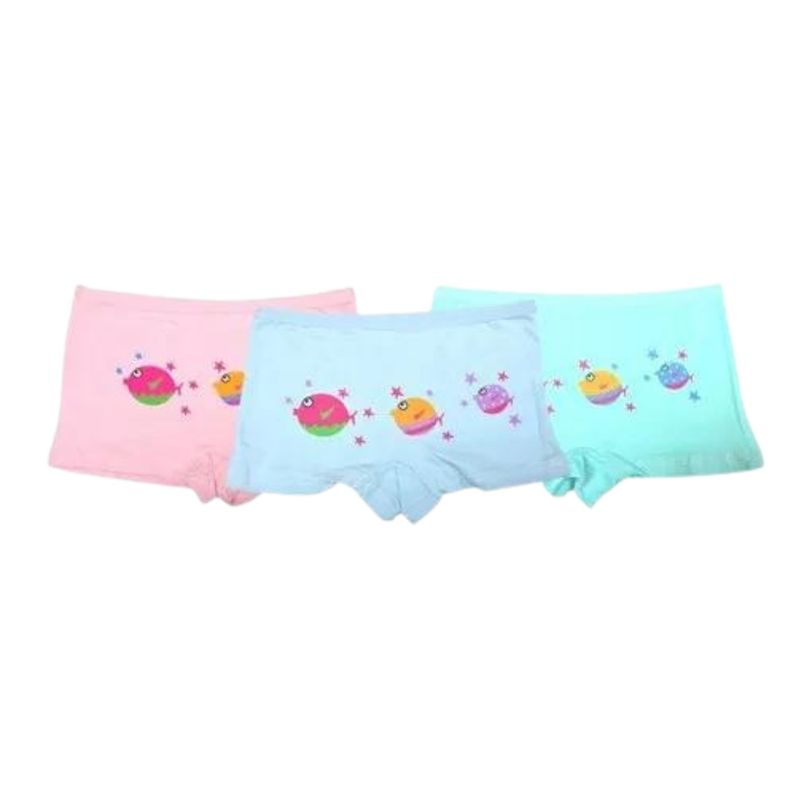 MPROPIA - Pack 3 Pantaletas Algodón Niña Calzón Colores 221.-