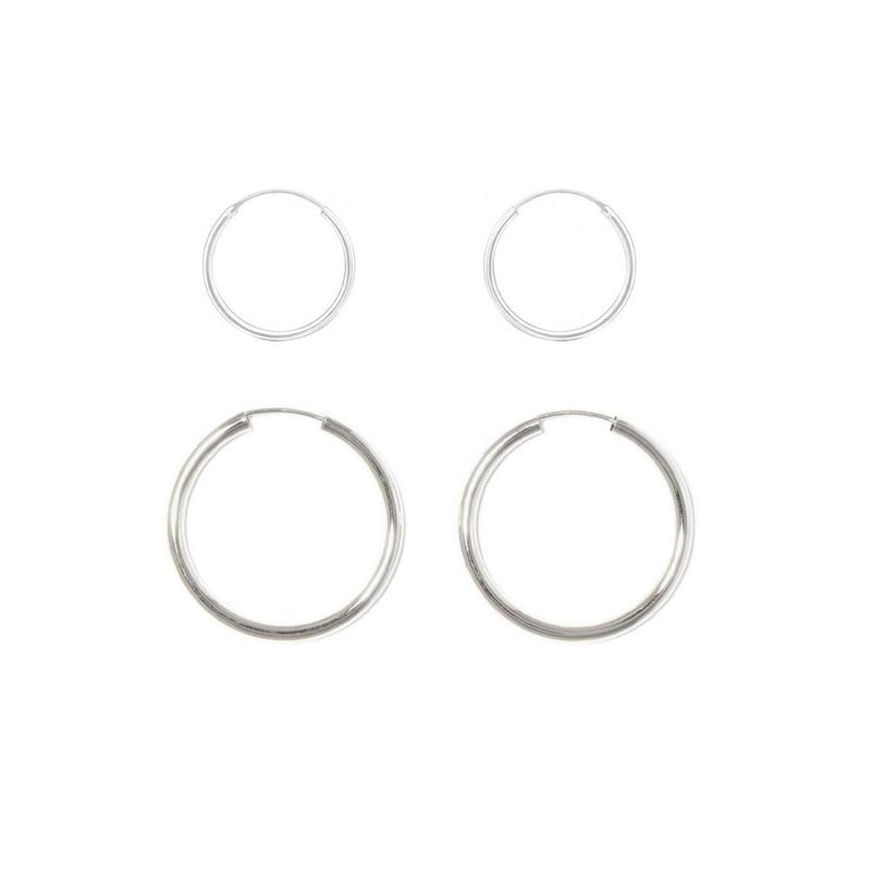 ZAZU - Pack Argollas de Plata