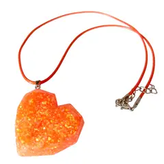 CATHALIFAUDJOYAS - COLLAR CORAZON GEOMETRICO