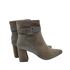 PASOS DE ANGELES - Bota camurcao verde new napa sant