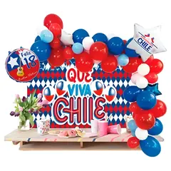 GENERICO - Set Decorativo Globos Arco 57 Pcs Celebración Fiesta Patrias