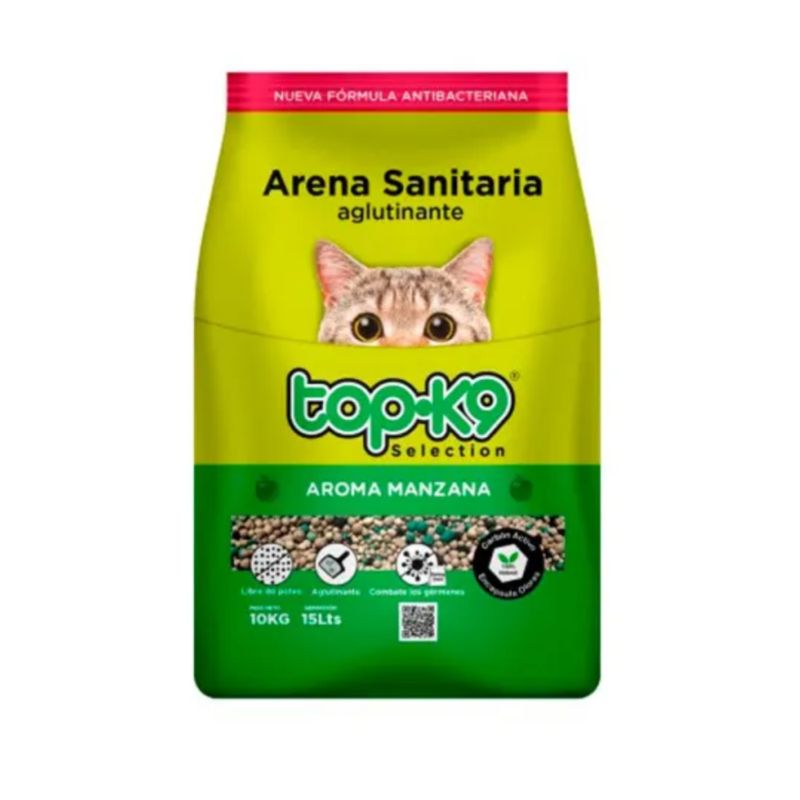 TOPK - Arena Aglutinante TopK9 10 Kg Manzana
