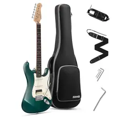 GENERICO - Pack Guitarra Electrica con Funda DONNER DST-400DG