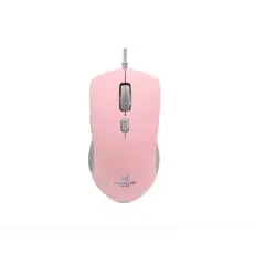 MONSTER GAMES - Mouse Gamer Monster Girl Rosado 6400 Dpi