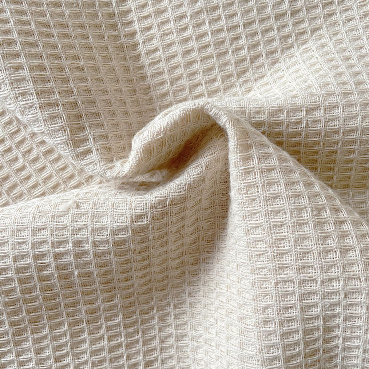 GENERICO - Tela waffle panal de abejas 10 metros x 1.70 ancho blanco