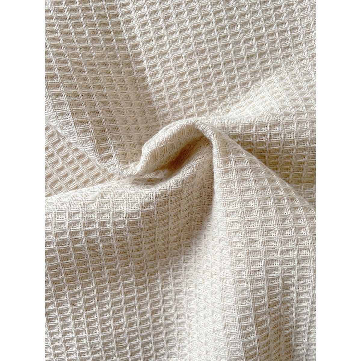 GENERICO - Tela waffle panal de abejas 10 metros x 1.70 ancho blanco