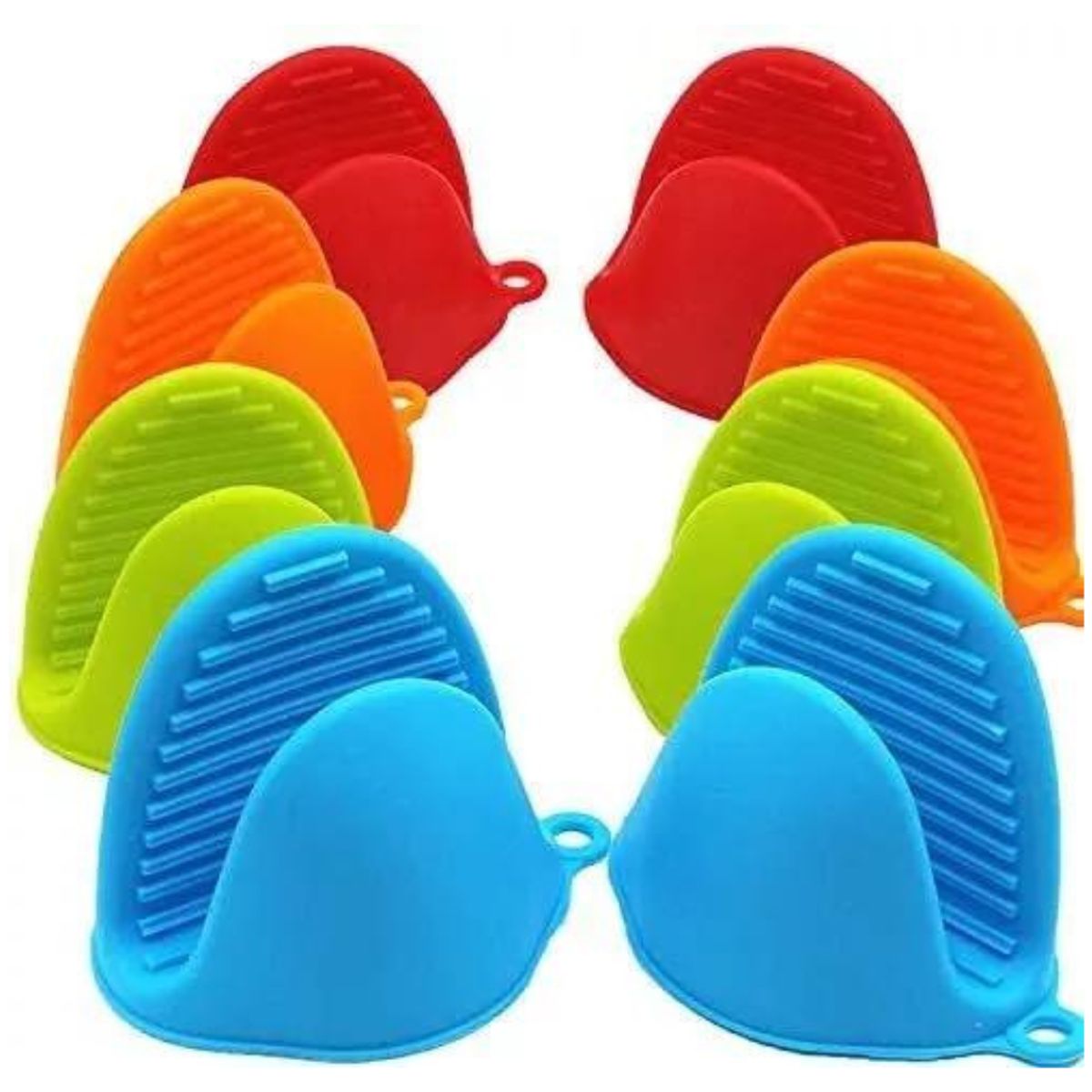 LINE - Guantes Para Horno Toma Olla Protector De Silicona Cocina Pack de 2