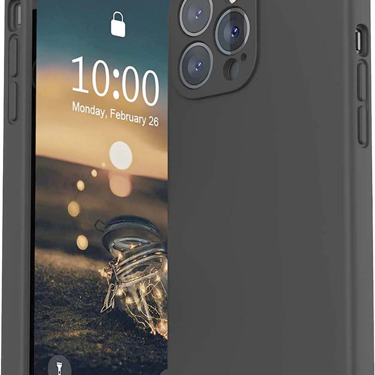 CELLBOX - Carcasa Silicona con Protector Cámara para iPhone 12 Pro Max - Gris