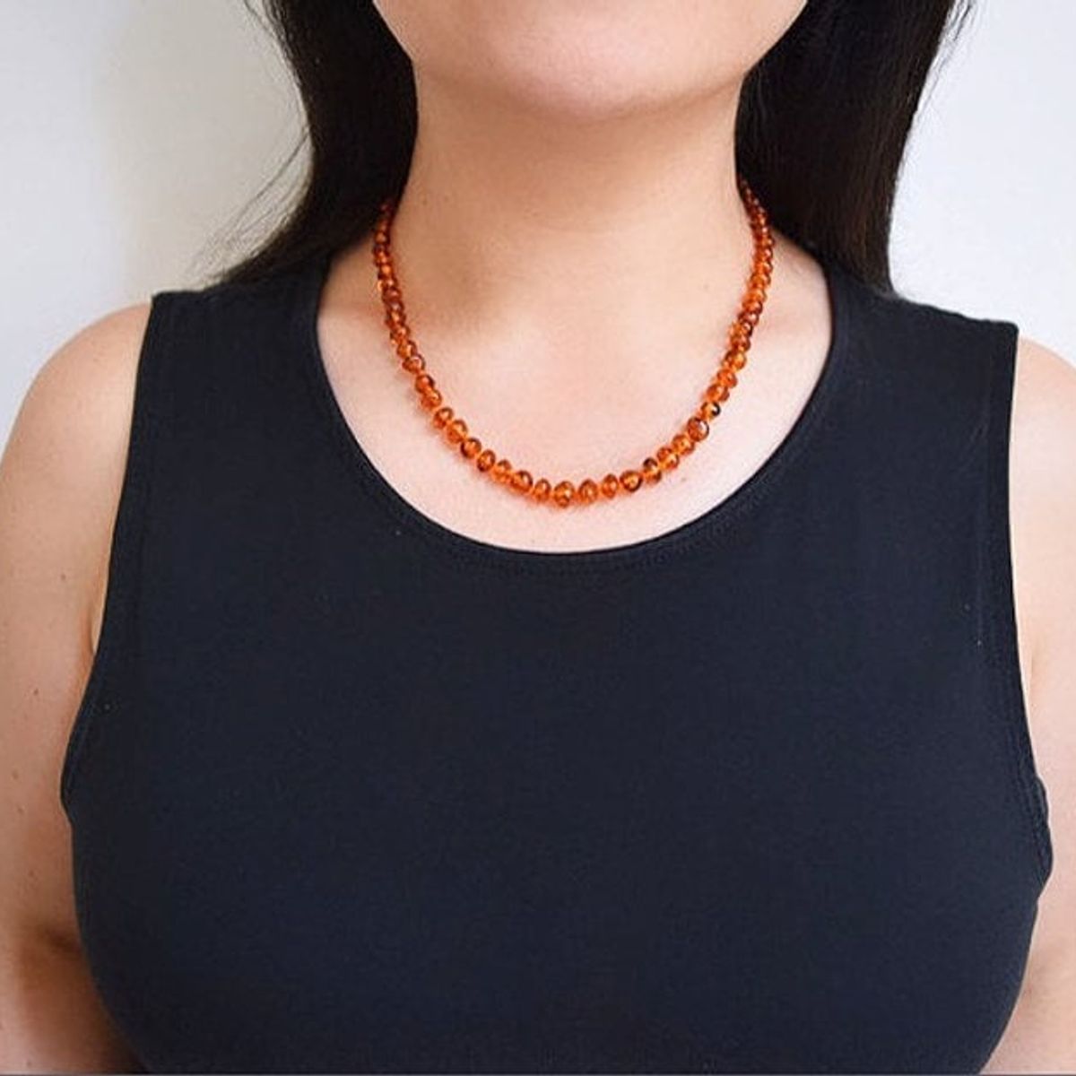 GENERICO - Collar de Ámbar Báltico Certificado para Adulto 45 cm