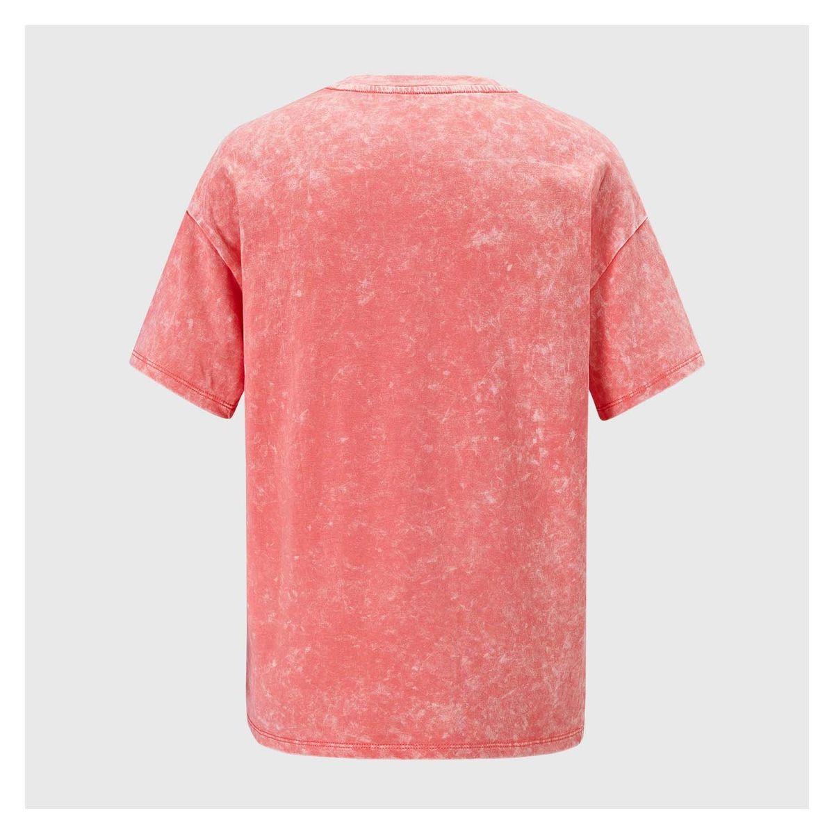 FASHION'S PARK - Polera Niña Oversize Larga Coral Fashion's Park