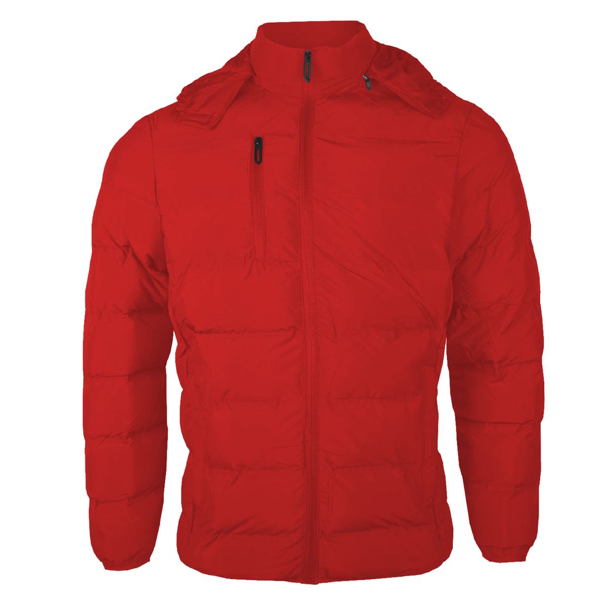ANDESLAND OUTDOOR APPAREL - Parka Térmica Sintética Gorro Desmontable Ártica Rojo Hombre.