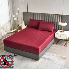 GENERICO - CUBRE COLCHON PROTECTOR IMPERMEABLE 1.5 PLAZAS