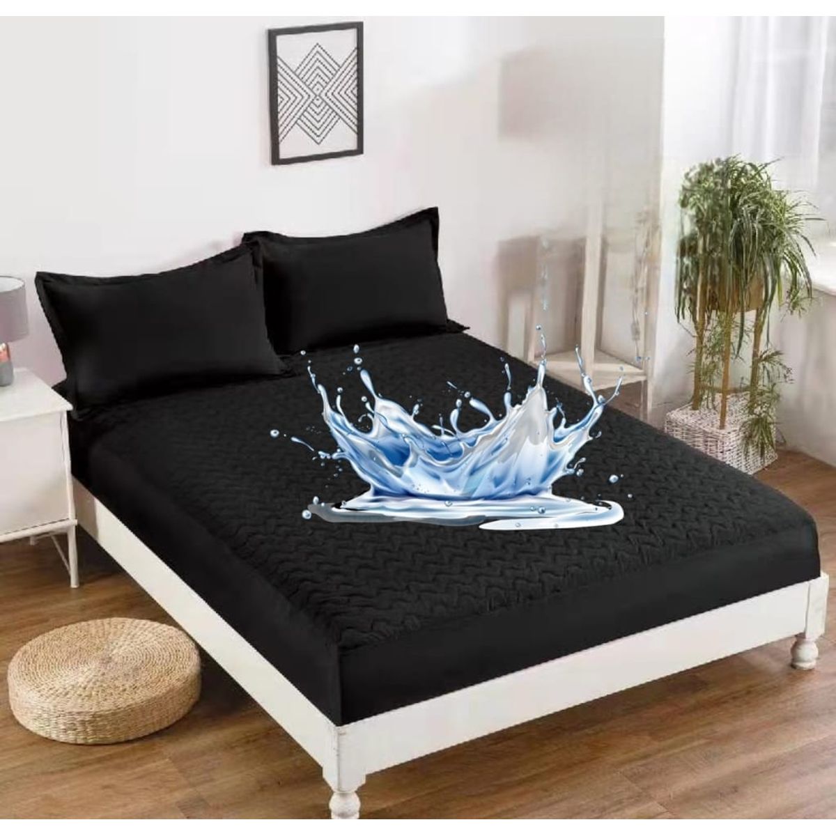 GENERICO - CUBRE COLCHON PROTECTOR IMPERMEABLE KING