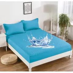 GENERICO - CUBRE COLCHON PROTECTOR IMPERMEABLE 1.5 PLAZAS