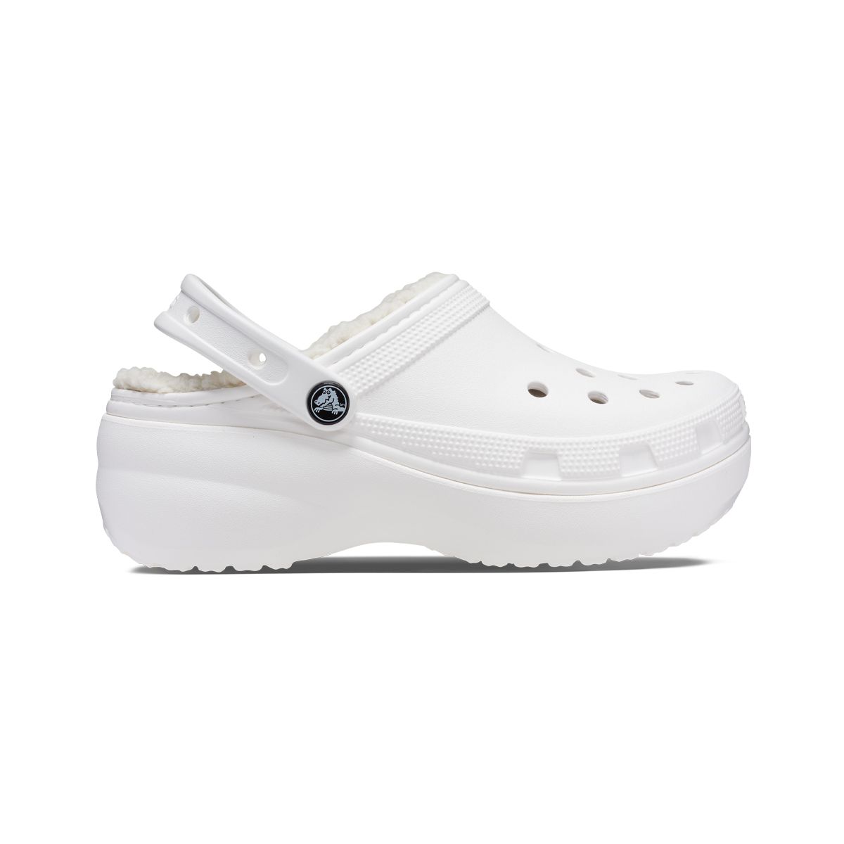 CROCS - Zueco Crocs Classic Platform Lined Mujer White