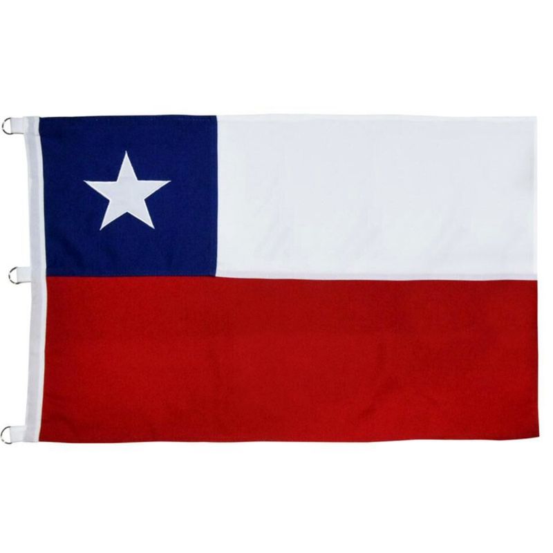 DORAL - Bandera Chilena Bordada 60x90cms Doral - SC