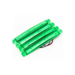 GENERICO - X4 Luz Led Posicion Lateral 1224v Auto Camion Grua VERDE