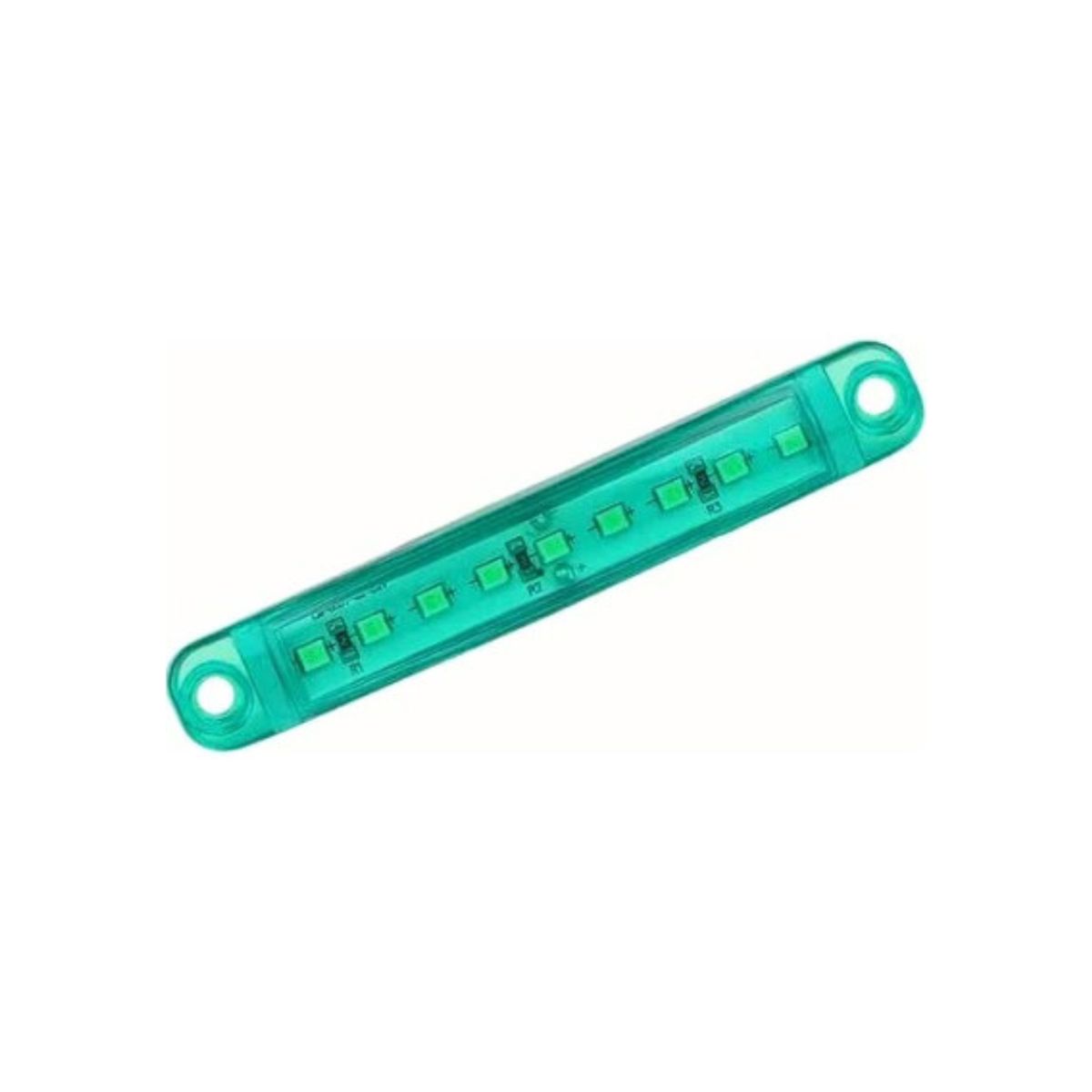 GENERICO - X4 Luz Led Posicion Lateral 1224v Auto Camion Grua VERDE