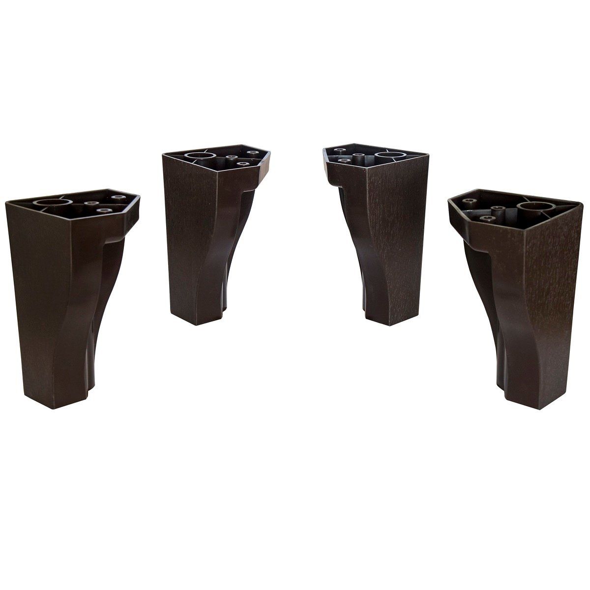 BLOCCARE - Patas De Cama Europea (kit De 4 Patas) Altura 21 Cm