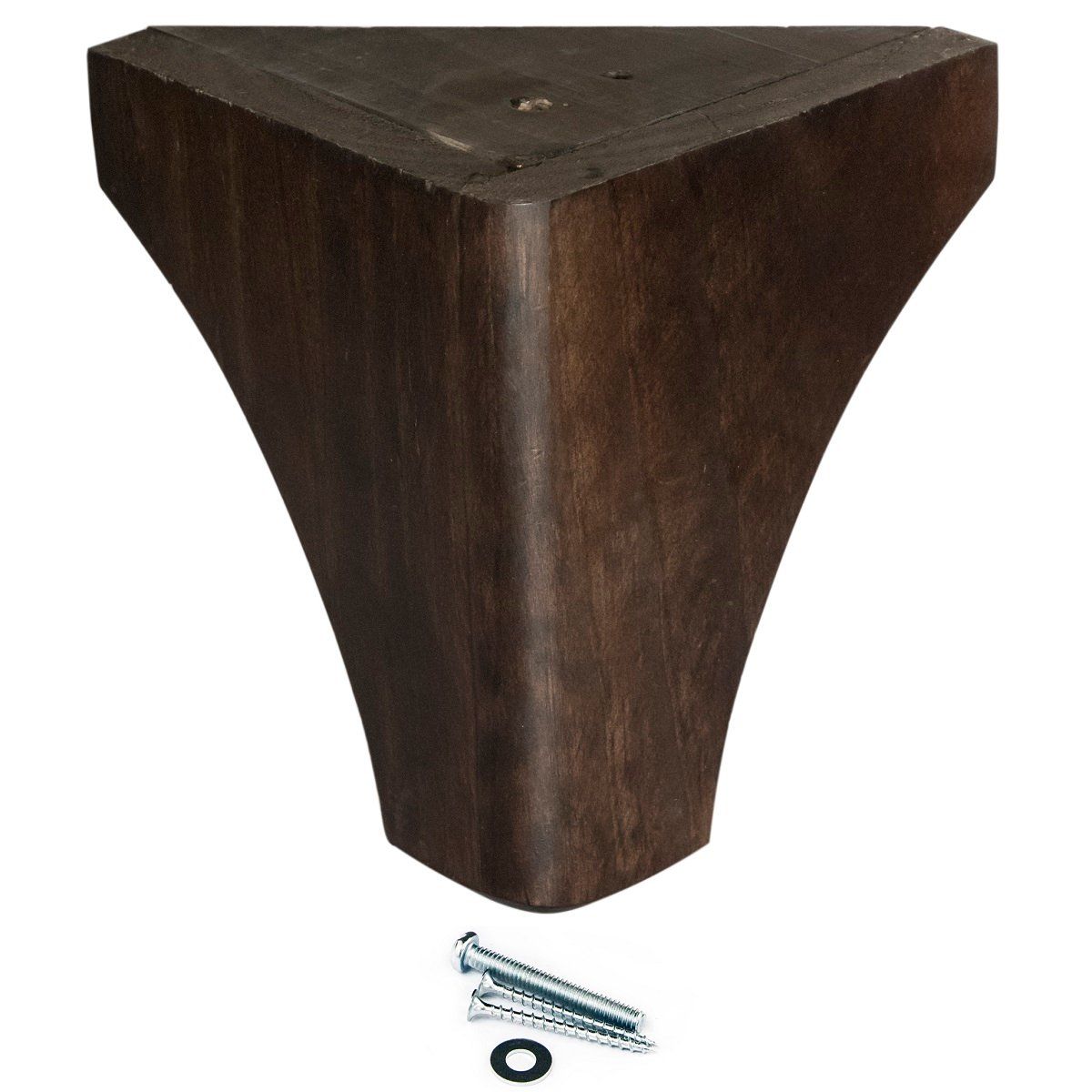 BLOCCARE - Kit De Patas Europeas Roble Oscuro ( 4 patas exteriores + 1 central)