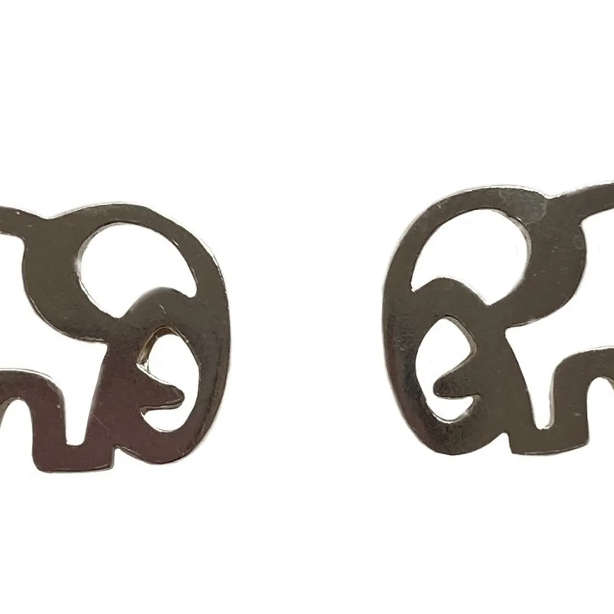 TAETHAI - Aros plata 925 al lóbulo, elefante