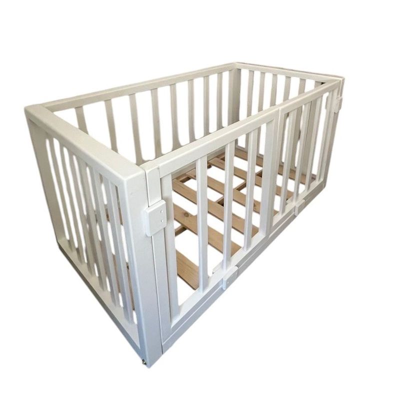 MPA DECOHOGAR - Cama corral con barandas removibles para niños - 1,5 plaza