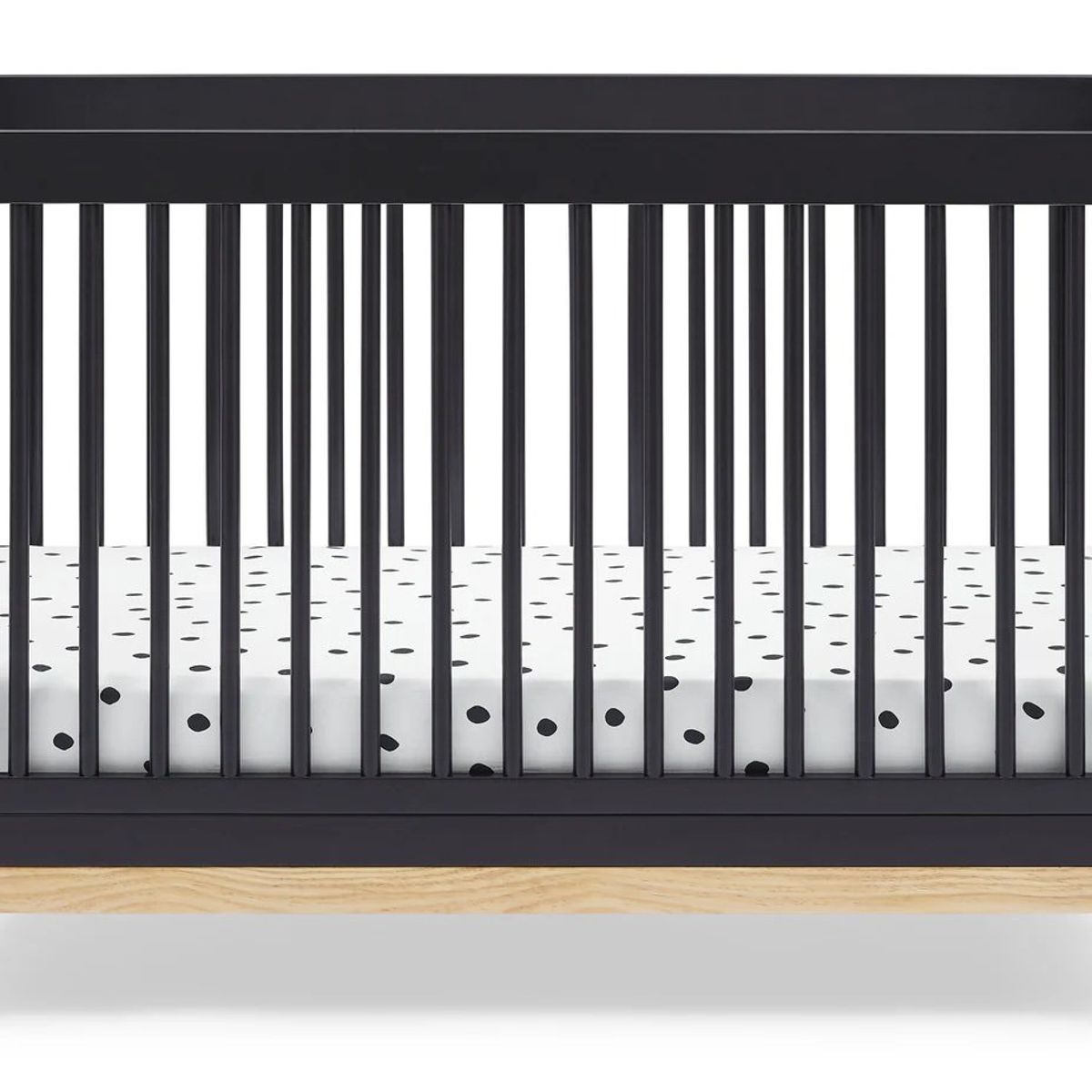 DELTA CHILDREN - Cuna convertible Madera Solida 4 en 1 Midnight Delta