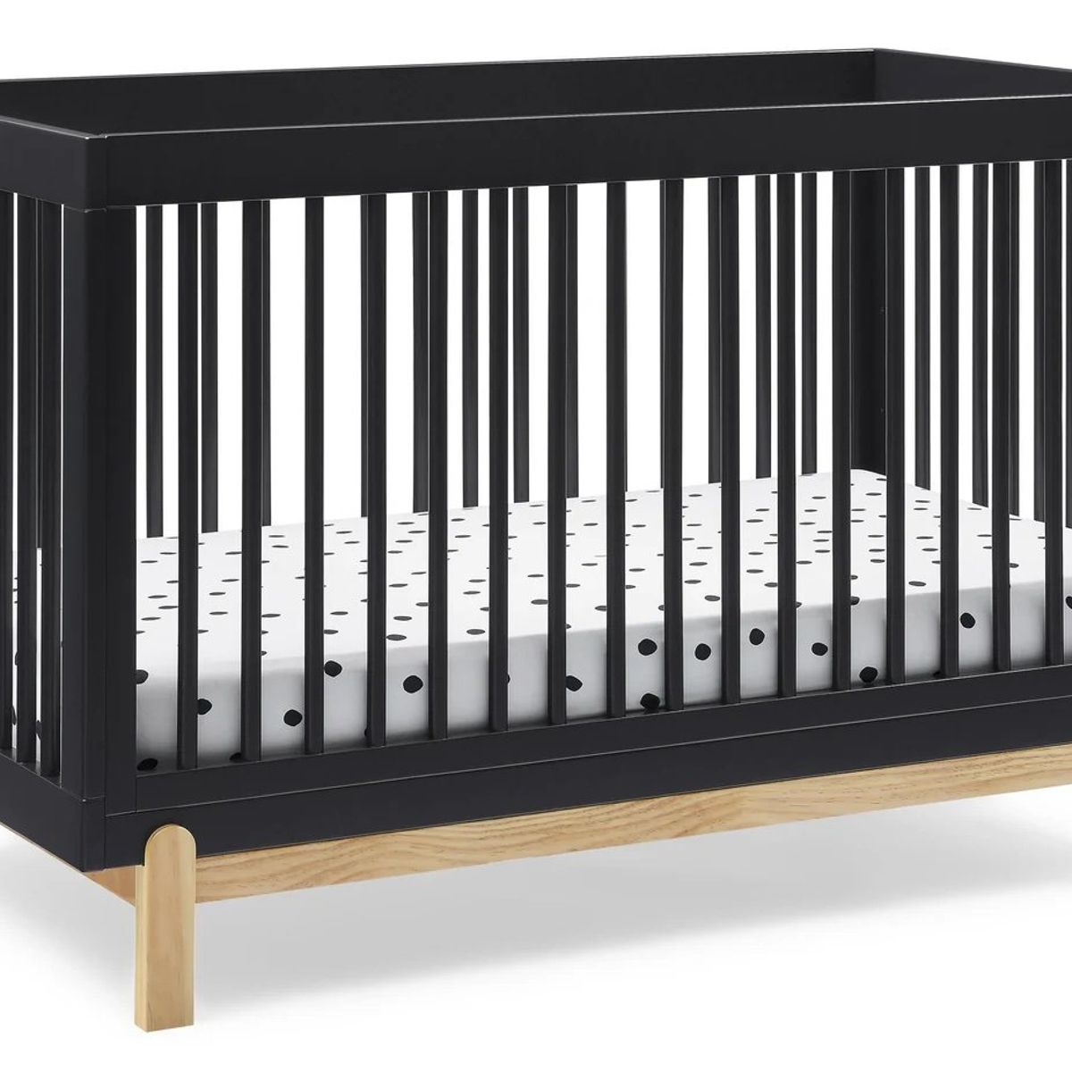 DELTA CHILDREN - Cuna convertible Madera Solida 4 en 1 Midnight Delta