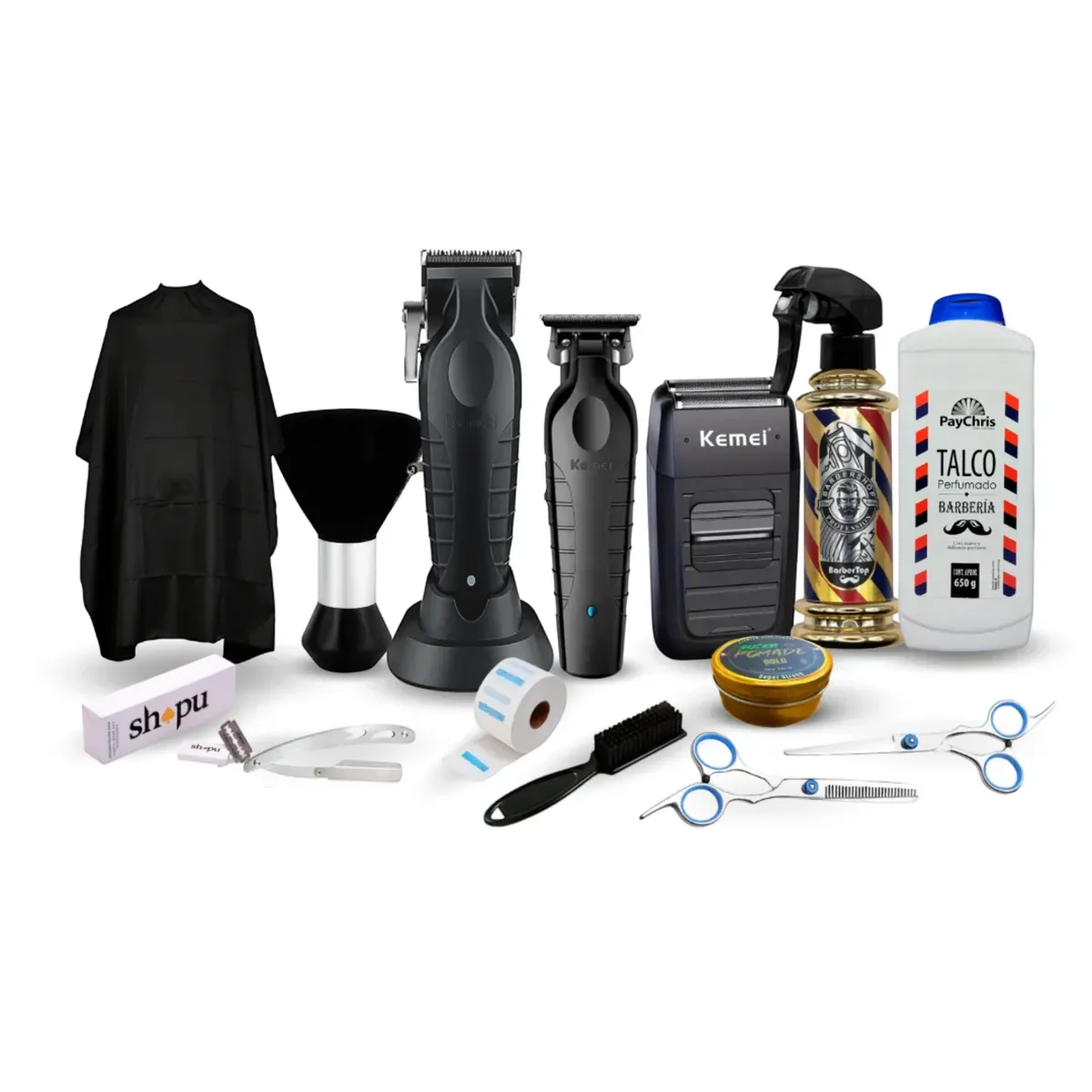 GENERICO - Combo De Barbero Todo En Uno - 3 Máquinas + Accesorios