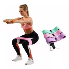 GENERICO - Pack X3 Banda Resistencia Ligas Ejercicio Bandas Elasticas