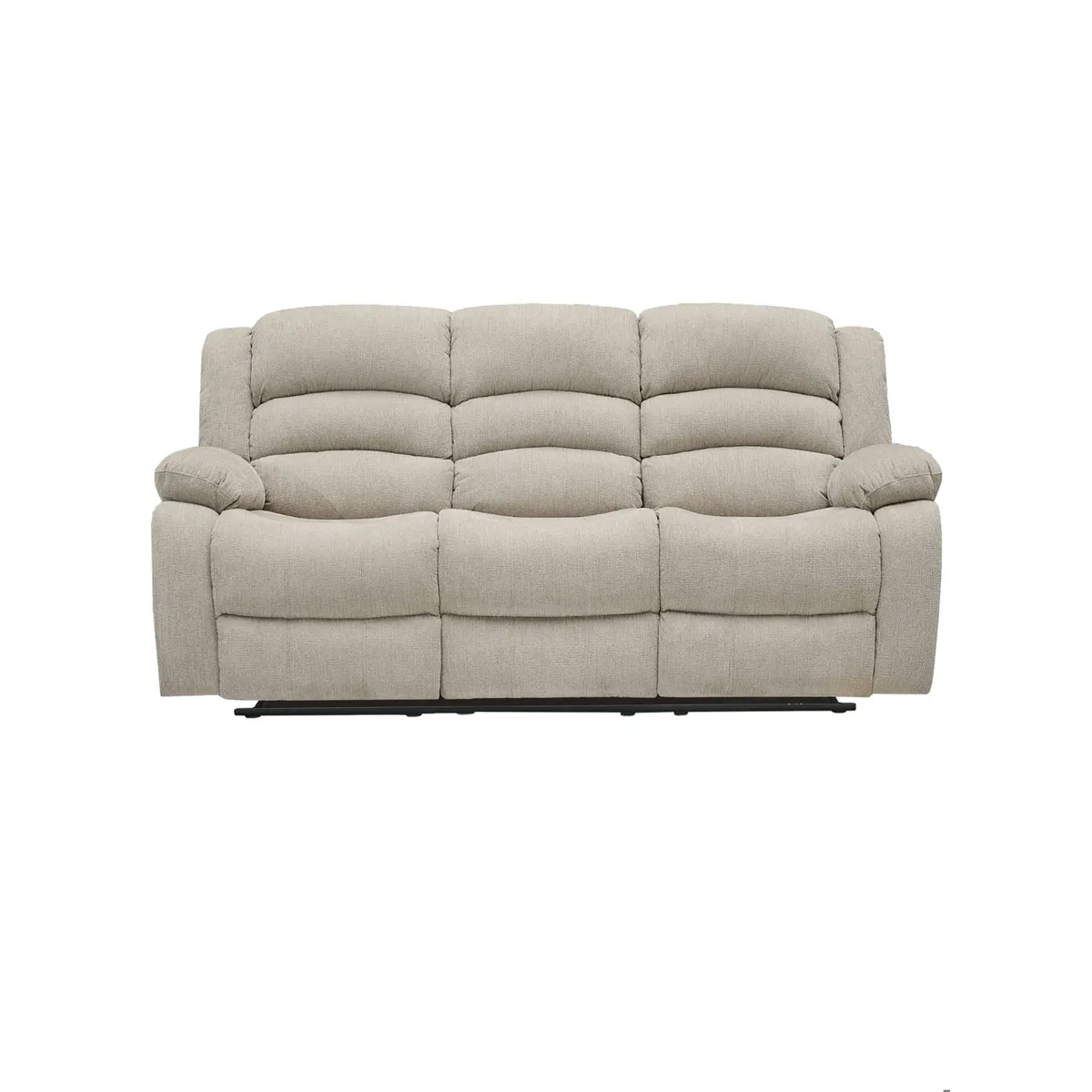ECOMUSO - SOFA RECLINABLE 3 CUERPOS CHARLIE BEIGE ECOMUSO