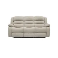 SOFA RECLINABLE 3 CUERPOS CHARLIE BEIGE