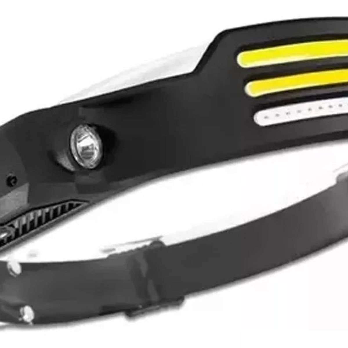 GENERICO - Linterna Minero Cintillo Frontal Bicolor 3 Led Luz Camping