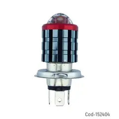 GENERICO - Ampolleta Para Moto H-4 LED Ojo De Angel Marca LIUHJG De 20 Watt